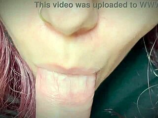 i'm giving a close-up blowjob to my partner, it's so homemade and amateur