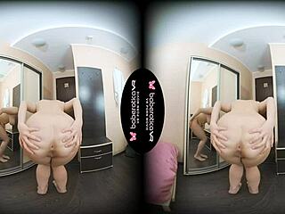 솔로 18+ 청년 아말리아 데이비스 섹시 몸매로 VR 플레이