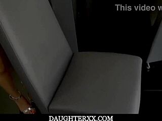 cute asian teen 18+ stepdaughter with big tits brenna sparks fucked by stepdad to get out of being grounded pov