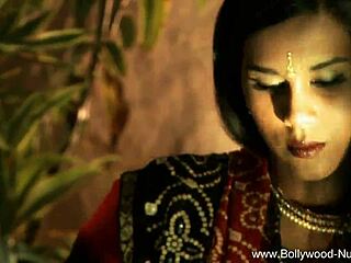 dreamy indian beauty pure seduction with teasing and striptease