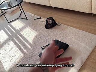 Half-Sister Conflict Ends With Anal Fucking Her Tight Ass