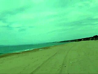 Guy On NUDE BEACH Spills A Lot Of MILK