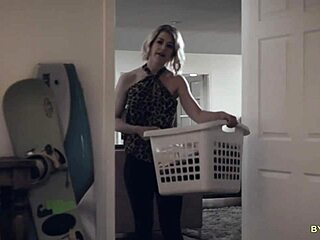 mother-in-law gives handjob to stepson