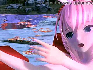 Megurine Luka's Passionate Nude Display In Project Diva Mod
