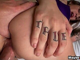 Slut Taylor Skye enjoys her anal treat.