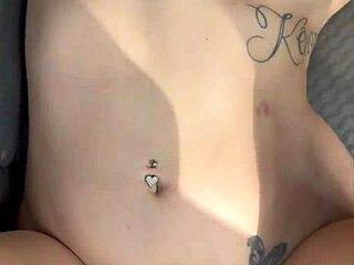 Thick White Girl Bent Over Naked and Fucked Publicly Midday