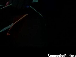 Samantha Saint Teases Her Big Tits and Pussy in Solo Play