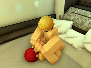 Denji x makima roblox sex explodes with intense hardcore action. Their bodies collide wildly.
