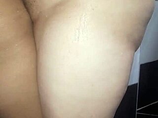 girlfriend makes me cum in bathroom with tempting blowjob