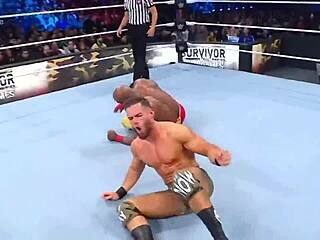 Seth Rollins Vs Austin Theory Vs Bobby Lashley Survivor Series 2022
