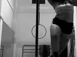 Pinay Pole Dancer Wears Heels for Aerial Hoops