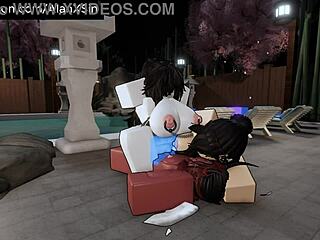 Two Pretty Girls Tried My Dick In Course On Roblox Condo Game