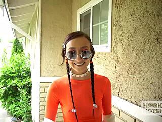 Petite Carmen Rae addicted to Bryan Gozzling's intense sessions