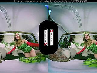 Stunning Evil Redhead In Poison Ivy Cosplay Gets Pussy Smashed Hard!