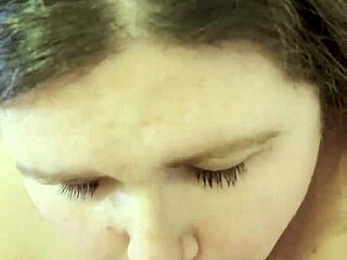 sexy bbw poppy cohen sucking big cock pov in intense session