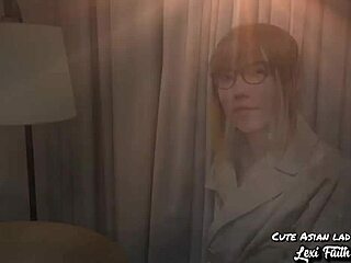 super cute asian ladyboy cumshot anal play