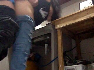 My Friend's Pervert Shoves Cock in My Pussy and Mouth While Watching TV 😡