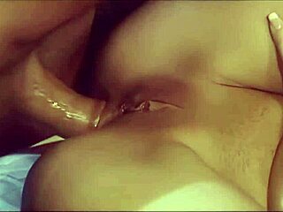 Hannah Deepthroats The Cock Right To The Hilt And He Cums On Her Tits