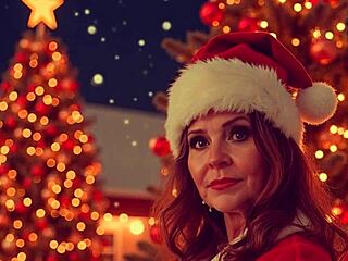 Granny Carmen Claus My Favorite Christmas Fuck & Creampie