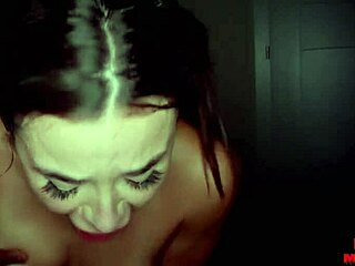 Squirting latina teen martina destroyed by huge bbc rimming footjob