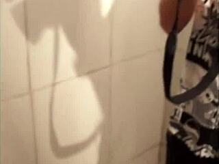 Pretty redhead's total oral scene with director in night club.