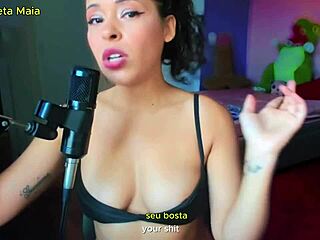 MORENA GOSTOSA MANDANDO BATER PUNHETA - punheta guiada com espuleta maia