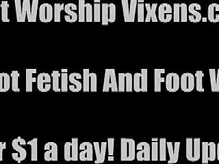 Hot Ebony Foot Worship Fetish