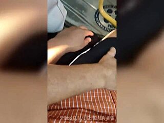 Is that mature woman with leggings flashing on the street?