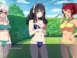 Sakura Gamer Part 6 Explodes in Lesbian Clover Ending!