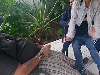 My friend fucks my wife, I jerk off and cum 😏