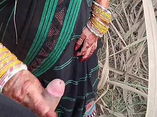 Indická Desi Dedinská Nová Vonku Indická Dedina Vonku Verejné Čúrenie