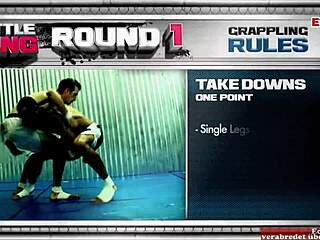 She says, Watch this chubby brunette slut with big tits fuck a fighter.