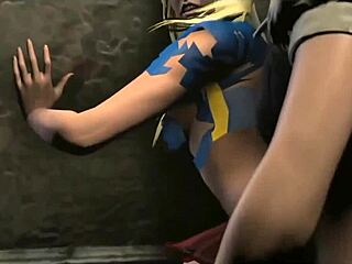 เซ็กส์การ์ตูน 3D - วัยรุ่นบลอนด์น่ารัก 18+ โดนแฟนสาวเย็ด