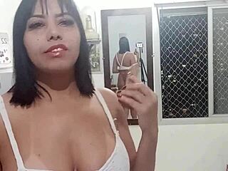 Sarah Rosa, the Latina actress, vlogs about big penis.