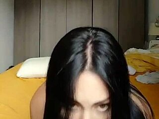 Sapphire rams huge BBC dildo deep.