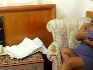 Short stuff acts up until big cock comes out in homemade trailer