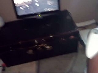 stroking my small cock while on skyrim, what do you think?