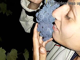 She thanked me for the grapes with cunnilingus, licking my wet pussy deep.