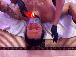 Cute male slave gets what he deserves!