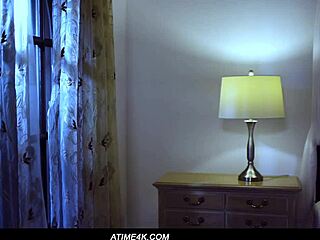 Teen Brunette Engages in Secret Blowjob and Doggystyle Fucking