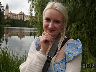 Young Hunter Spots Tight Teen in Park for Rough Encounter