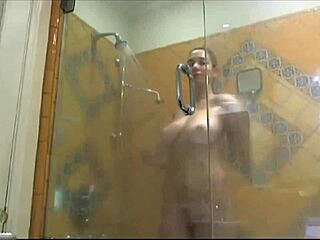 Jelena jensen shakes perfect tits post-shower!