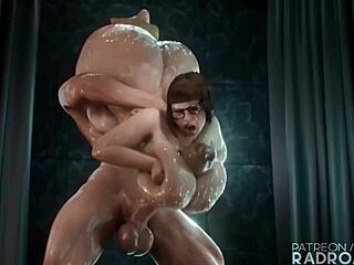 Velma Gets Roughly Pounded And Tit Fucked By Big Cock