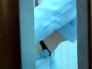 i spy my stepbrother in the bathroom then he bangs me hard