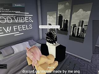 Fucking a cute catgirl on roblox condo