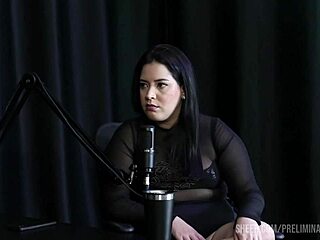 compilado da pri melancia no preliminares podcast com bia hot sheer red lingerie group