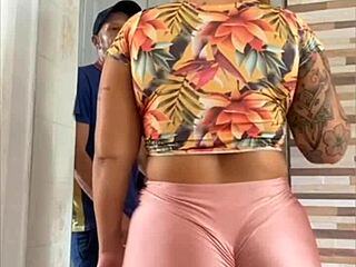 wife flashing her pussy near husband