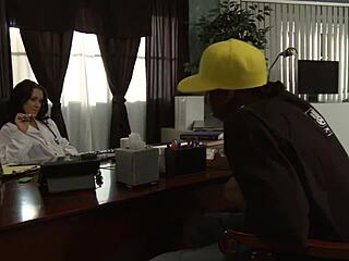 Milf Doctor Brooklyn Jade Ravages Patient's Fat Black Dick