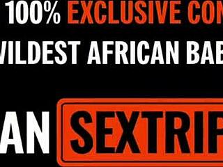 Can this busty african slut swallow your massive load in pov interracial fuck?