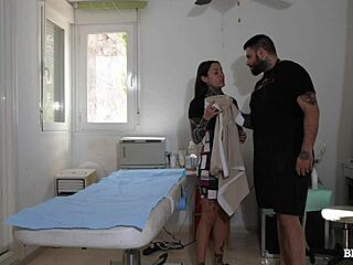 Milf enjoys detailed massage leading to happy ending blowjob.